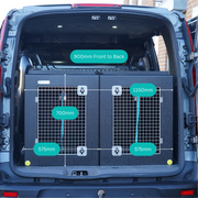 DT Box Dog Van Travel Crate | The DT 1150 Split - DT BOXES
