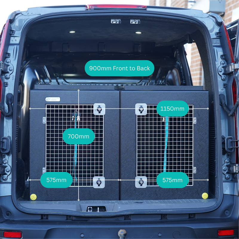 DT Box Dog Van Travel Crate | The DT 1150 Split - DT BOXES