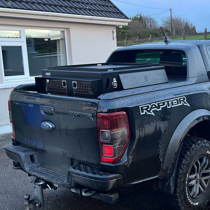 Ford Ranger Rigid Back Box FORD RANGER RAPTOR | 2019-PRESENT | DOG PICKUP CRATES — DT BOXES