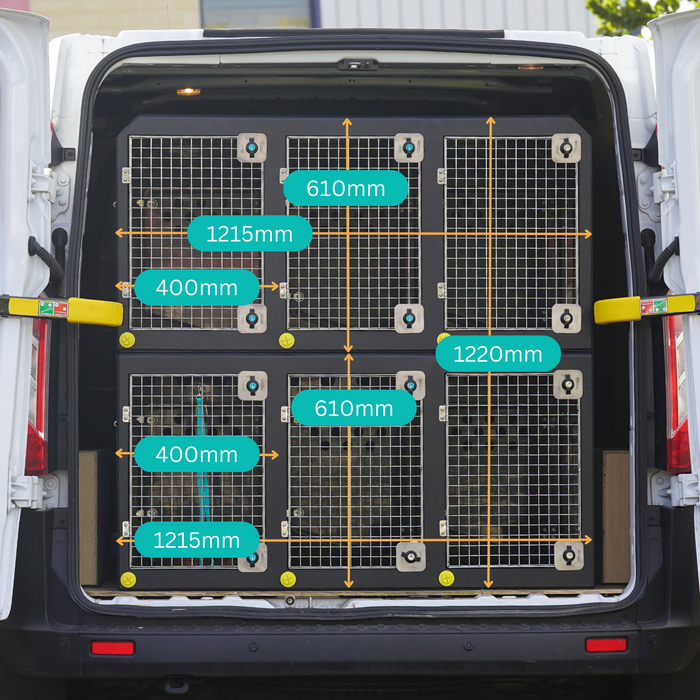 Dog Van Kit | Vauxhall Vivaro | 2019> | Double stack | DT VM6 - DT BOXES