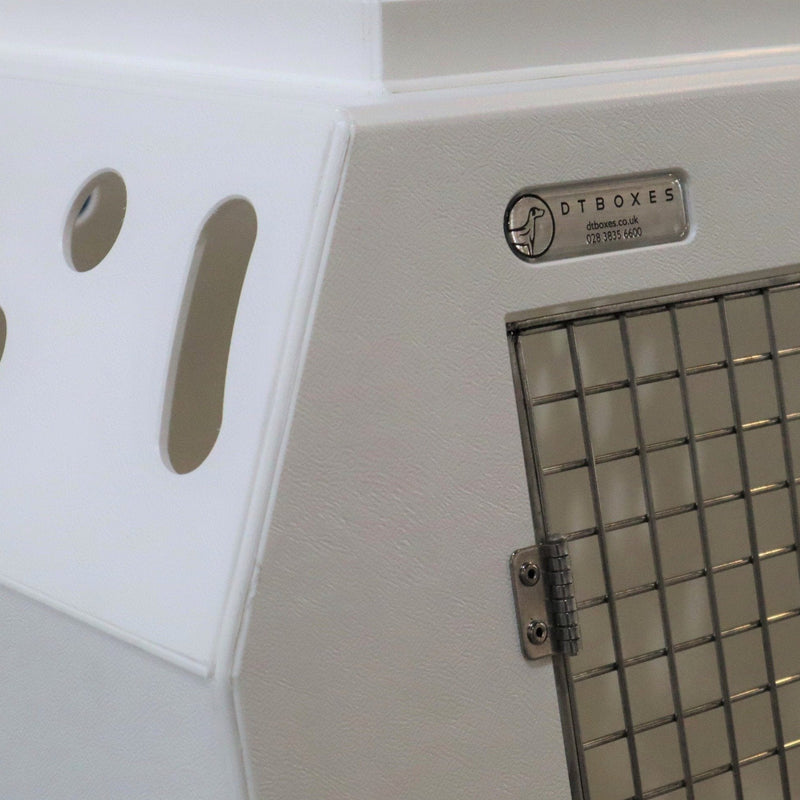Audi A6 | 2014 - Present | DT Box Dog Car Travel Crate- DT 2 DT Box DT BOXES 980 White 