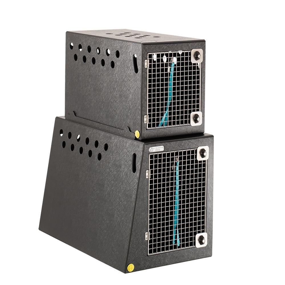 Double stack side door dog crate — DT BOXES