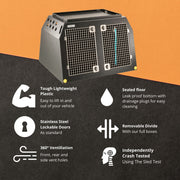 Ford Focus Estate (2018 - Present) Car Travel Crate- The DT 3 DT Box DT BOXES 