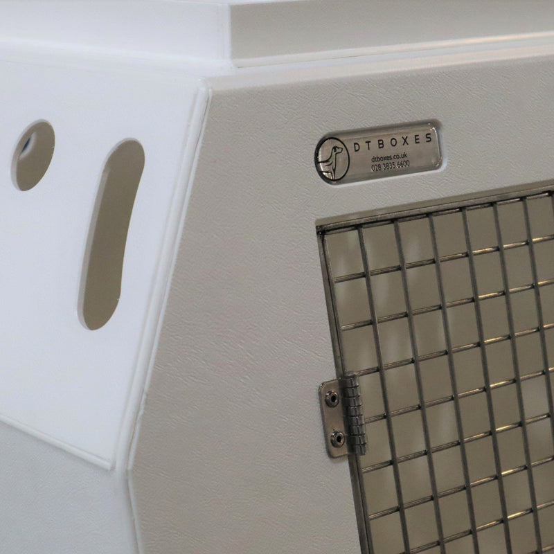 Hyundai Santa Fe (2012 - Present) DT Box Dog Car Travel Crate- The DT 3 DT Box DT BOXES 980mm White 