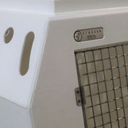 Land Rover Discovery 3 and Land Rover Discovery 4 Dog Car Travel Crate- The DT 3 DT Box DT BOXES 980mm White 