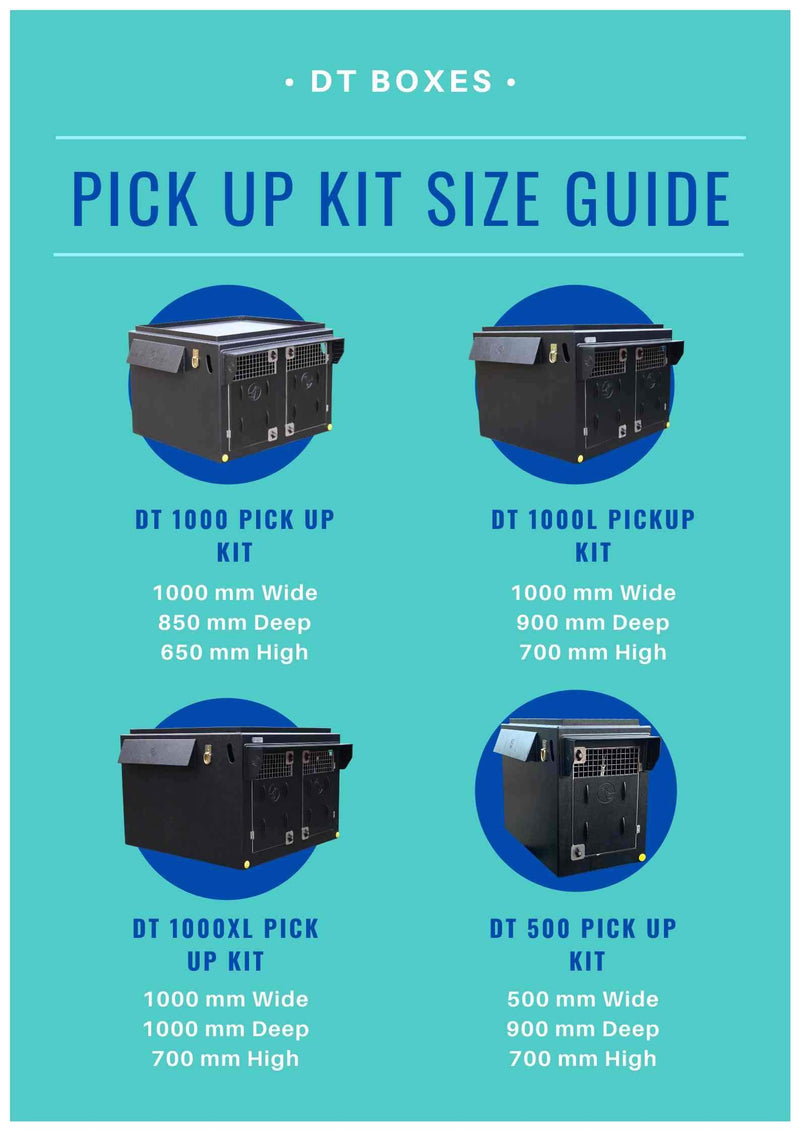 Pickup Dog Crate DT 1000XL DT Box DT BOXES 