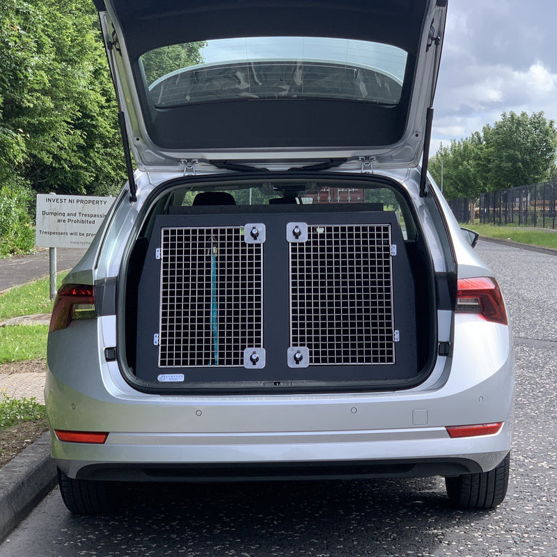 Škoda Octavia Estate (2020 - Present) Dog Car Travel Crate- DT Box DT Box DT BOXES 