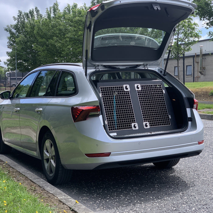 Škoda Octavia Estate (2020 - Present) Dog Car Travel Crate- DT Box DT Box DT BOXES 