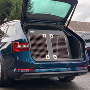 Skoda Superb Estate 2016 Dog Car Travel Crate For Dropped Floor Boot