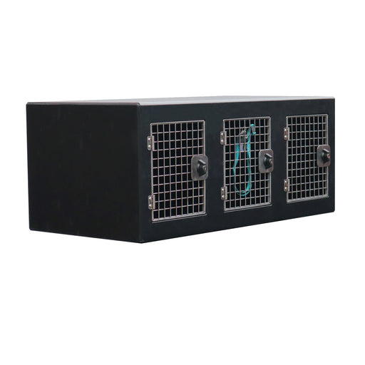 Terrier Box - 3 Compartment - DT Box Dog Car Travel Crate DT Box DT BOXES 1000mm Black 