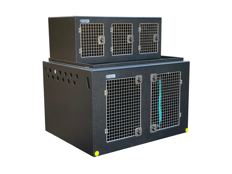 Terrier Box - 3 Compartment - DT Box Dog Car Travel Crate DT Box DT BOXES 